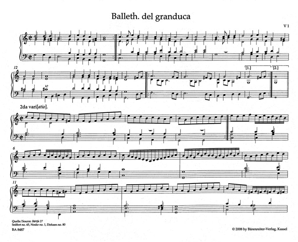 Lied- und Tanzvariationen (Teil 1)